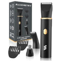 Manscape Body Hair Trimmer for Men-3 in 1 Electric Razor Groin Groomer,IPX7 Waterproof,Versatile Hair Trimmer for Ball/Pubic/Chest/Beard/Nose,USB-C Rechargeable,Gifts for Him Dad