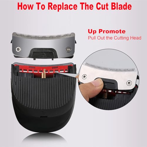 Shortcut Hair Clippers Self-Haircut Kit for Men, Shortcut Self Grooming Haircut Kit with 9 Limited Combs, USB Rechargeable Cordless Electric Hair Trimmer Professional Hair Cutting Machine
