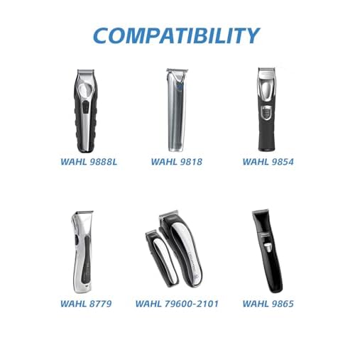 2.52W AC Charger Fit for Wahl Trimmer 9818L 9888L 9918D WNT-8 WNT-9 9864 9876 9766 8779 5622 5623 79608 97581 Hair Beard Shaver Power Supply Adapter Cord