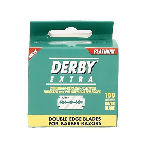 Derby Extra Double Edge Safety Razor Blades - Pack of 100 Blades