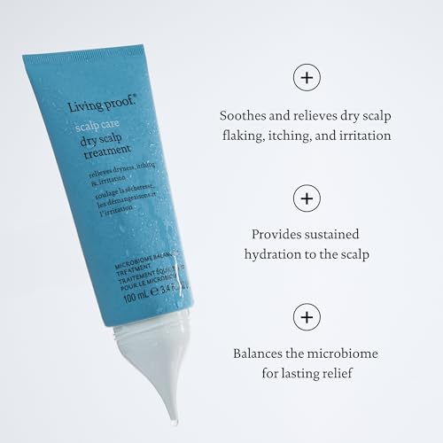 Living Proof Scalp Care Dry Scalp Treatment ? Soothes Flaking, Itching, Hydrates, Balances Scalp Microbiome, Lightweight Fast-Absorbing Formula, 3.4 oz