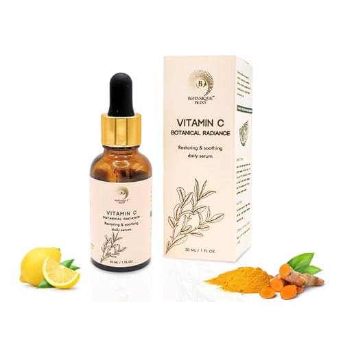 Vitamin C Face Serum - Brightening, Hydrating, Glowing Skin with Hyaluronic Acid, Turmeric, Vitamin E, Green Tea Extract, Anti Aging Facial Serum for Fine Lines & Wrinkles ? 1 Fl Oz