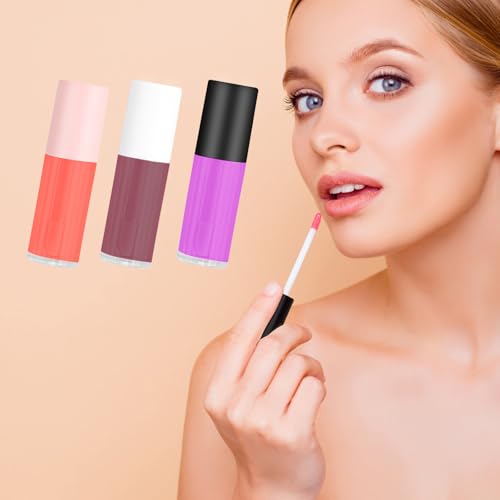 20PCS Clear Mini Lip Gloss Tubes, 1.2 Ml Clear Plastic Lip Gloss Bottles, Empty Lip Gloss Tubes/Refillable-Lip-Balm-Gloss Containers for DIY Lip Gloss, Travel Toiletries