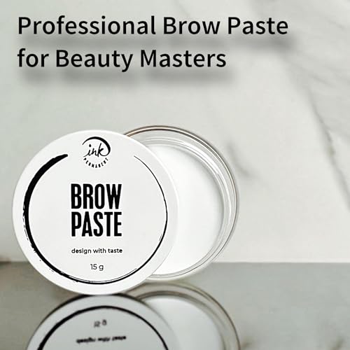 Eyebrow White Mapping Paste [Large 15g Bottle] Brow Mapping Paste, Eyebrow Contour for Microblading and PMU Supplies, Brow Design, Draw or Sketch the Shape