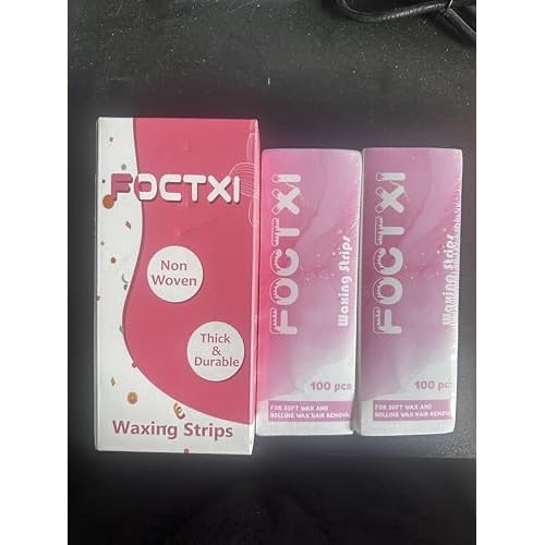 200 Wax Strips Large Non-woven, Use with Warm Soft Wax for Hair Removal, Waxing Strip Suitable for Legs, Arms, Bikini & Body, 8'' x 2.75''