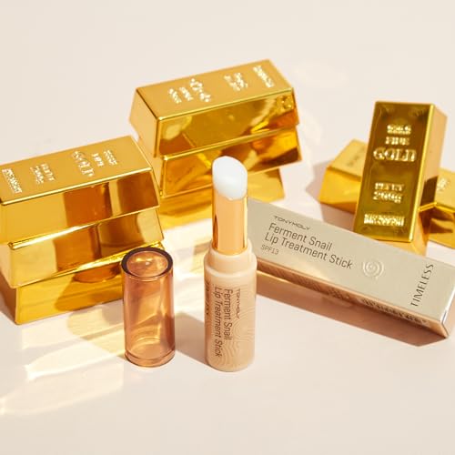 TONYMOLY Timeless Ferment Snail Lip Balm ? Korean Moisturizing Lip Balm for Dry, Chapped Lips, Nourishing Snail Mucin Formula Helps Protect & Smooth Lips, 3.5 g