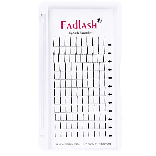Lash Extension Spikes 15-20mm Mix D Curl Premade Lash Spikes Individual Lashes Super Mink Wipsy Volume Lash Extensions Spikes Eyelash Extension Supplies£¨D Curl,15-20mm)