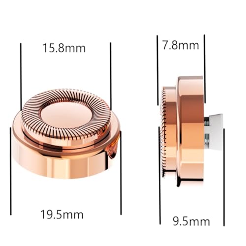 For Flawless Hair Remover 8pcs Replacement Heads Count Replacing Blades Cleaning(8PCS, GEN 1)