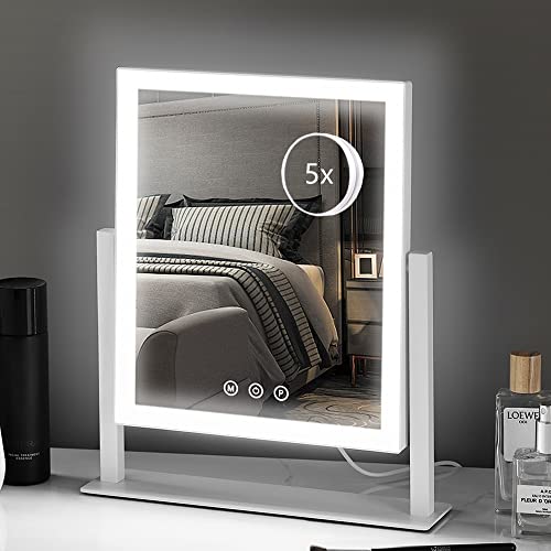 HIEEY Lighted Makeup Mirror, Hollywood Vanity Mirror with Lights