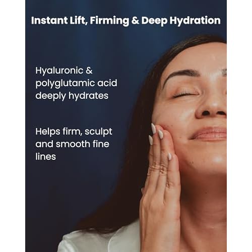 FS Facial Firming Serum ? Instant Lift & Skin Tightening Treatment with Peptides & Hyaluronic Acid ? Targets Loose Skin from Weight Loss & Fine Lines ? 1 fl oz (30ml)