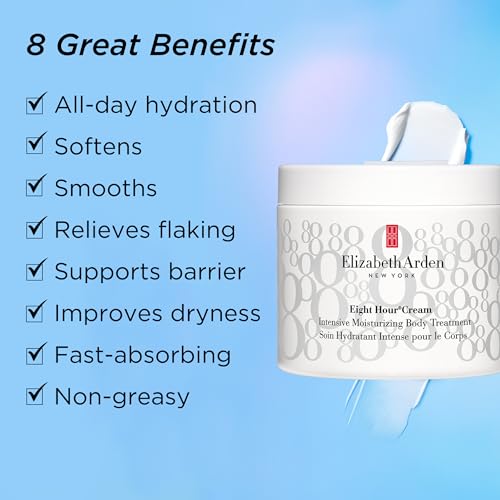 Elizabeth Arden Eight Hour Intensive Moisturizing Body Treatment, Dry Skin Lotion, Premium Skin Care