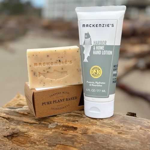 MACKENZIE'S Harbor & Home Lotion - Gifts for Fisherman - Gifts for Men - Gifts for Women - Natural Hand Lotion - Moisturizer- Coastal Gifts - 6 oz