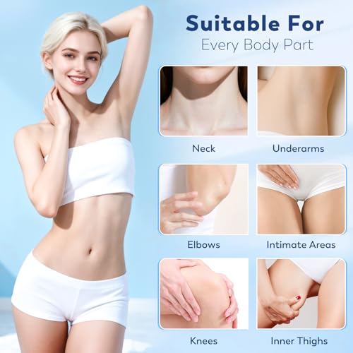 Skin Bleaching Cream - for Intimate Areas & Body, Vitamin C Dark Spot Remover for Underarms, Knees, Elbows, Inner Thighs, Bikini Line, Sensitive Skin care Cream- 1.7fl oz