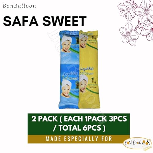 Sweet With Lemon Extract & Natural Herbals Wax Sugaring Paste Sugar Waxing Hair Removal All Body Parts Bikini Underarms Remover (2 Packets X 4.23 oz / 120 gm) Total : 8.46 oz / 240 gm)
