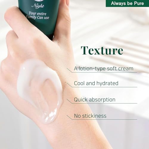 Green Tea Sleeping Mask 75ml ? Rich Moisture Night Mask, Hypoallergenic, Calms Redness, Deep Hydration for Sensitive Skin, Non-Sticky Korean Skincare