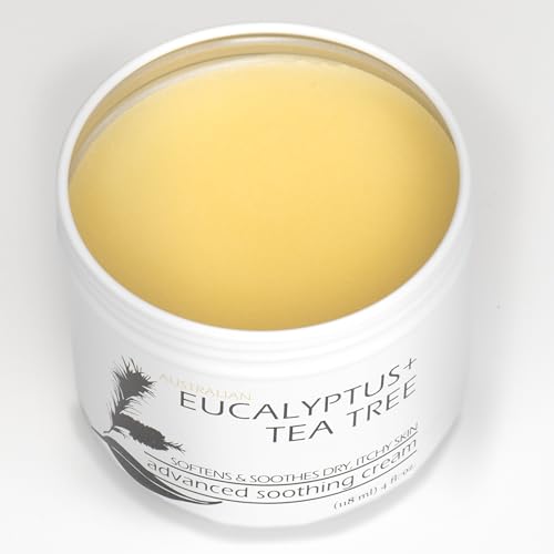 Foot Healing Cream ? Intensive Moisture and Healing, Foot Care and Body, Skin Soothing Cream - Eczema, Ringworm, Dry, Chaffed Skin, Nail - Tea Tree with Eucalyptus, Frankincense and Sweet Myrrh