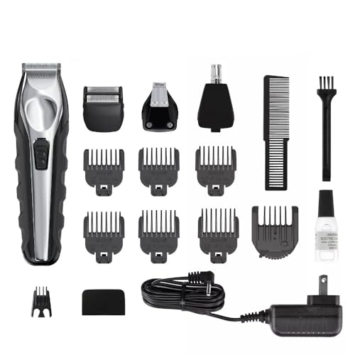 Wahl Lithium Ion Multi-Groomer Chrome, Black, 14.4 Ounce