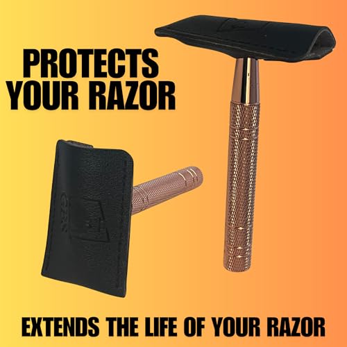 GENTS Double Edge Safety Blades, Sample Pack, Includes 40 Blades and 5 Grams Styptic Powder Stops Bleeding from Shaving Nicks and Cuts