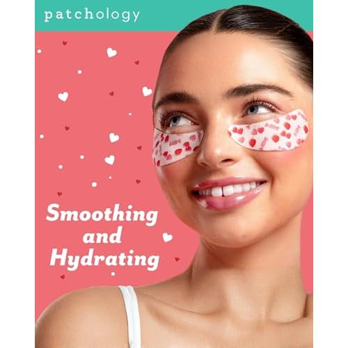 Patchology Eye Want Candy Under Eye Patches for Puffy Eyes, Dark Circles & Wrinkles ? Hydrating Eye Masks, Valentines Day Gifts for Her, Women & Teen Girls, Heart Galentines Gifts for Basket