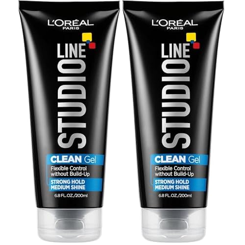 L'Oreal Paris Studio Line Clear Minded Clean Gel - Strong Hold 6.8 fl; oz.,(Pack of 2)