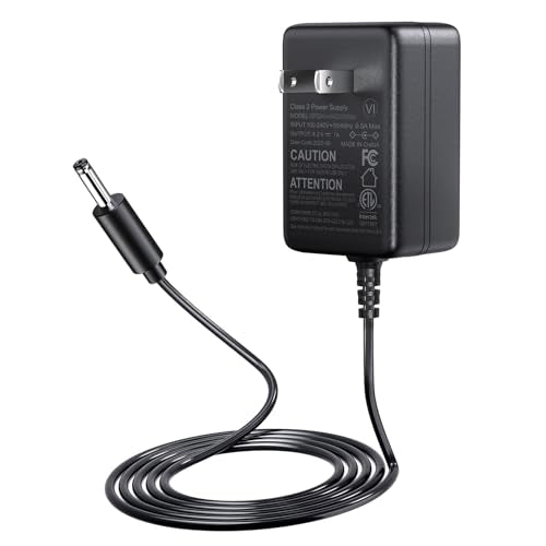 SoulBay 4.2V Charger Cord for Wahl Trimmer Clipper 9818 9818L 9854L WNT-8 WNT-9 9864 9876L 9880L 9888L Lithium Ion Beard Shaver Groomer S003HU0420060 S004mu0400090 Class 2 Power Supply Replacement