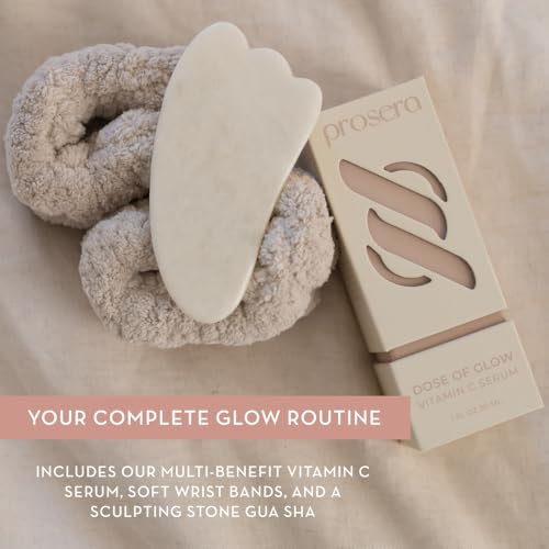 Dose of Glow Vitamin C Serum- Hydrating and Brightening Serum with Peptides, Hyaluronic Acid, Niacinamide and CoQ10. Firms Skin and Reduces Dark Spots and Fine Lines 1 oz (Limited Edition Glow Set)