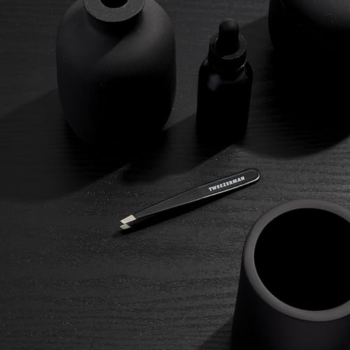 Tweezerman G.E.A.R. Slant Tweezer For Men, (Midnight)