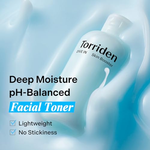 Torriden DIVE IN Skin Booster 200ml (6.76 fl. oz.) | Deep Nourishing Facial Toner for Dry, Sensitive Skin | Hyaluronic Acid, Panthenol, Ceramide