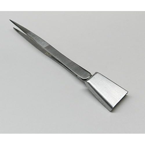 Diamond Tweezer with Scoop For Stones Bead Work Gemologist Tweezers Shovel End By JTS