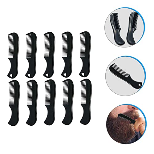 MERRYHAPY Pocket Sized Beard Comb for Men Mini Mustache Styling Brush Hair Grooming Tool Compact Retro Design for Travel Everyday Use