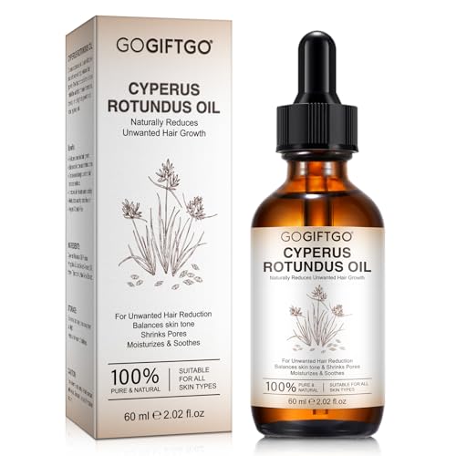 Cyperus Rotundus Oil,Cyprus Rotundus Oil for Hair Removal,Cyperus Oi-l Natural, Soothing and Gentle,Reducing Body Hair Growth,Smooth Skin & Hair Removal,60ml (1pcs)
