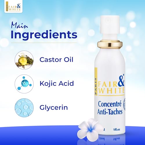 Fair & White Original Concentrated Dark Spot Fader 1 Fl oz / 30ml - Reduce Appearance of Wrinkle, Sun Damage, Restore & Even Skin Tone (Pack of 2)
