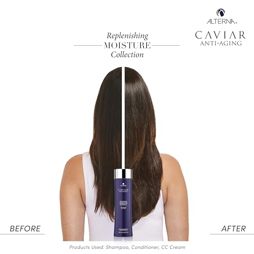 Alterna CAVIAR Anti-Aging Replenishing Moisture Shampoo | For Dry, Brittle Hair | Protects, Restores & Hydrates | Sulfate Free