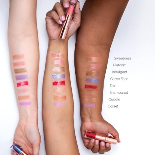 Kandi Koated Glaze Illuminating Lip Shine [Sweetness] Vegan Lip Gloss | Hydrating Lip Glaze with Paraben-Free, Cruelty-Free Formula, Sheer Color | Beauty & Makeup