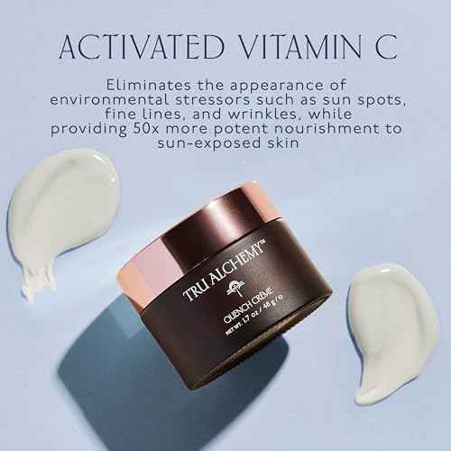 Quench Cr?me Daily Facial Moisturizer | Hyaluronic Acid, Vitamin C, & Bakuchiol (better than Retinol) | Daily Firming Skin Moisturizer Face Cream for Women | 1.7 fl oz/48 g (2-Pack)
