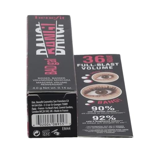 Benefit BADgal Bang Volumizing Mascara Mini Black, 0.14 Ounce