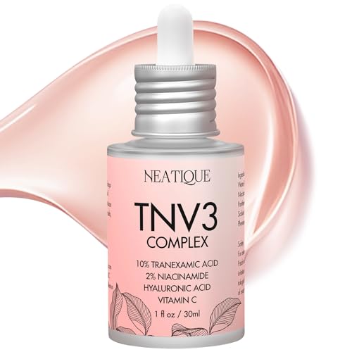 10% Tranexamic Acid, 2% Niacinamide, 2% Vitamin C Serum | Neatique TNV3 Complex 100,000ppm TXA, 20,000ppm Niacinamide Facial Serum for Glass Skin, Even Tone & Smooth Appearance