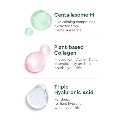 bewants Face Cleansing Pads, Cica Collagen for Soothing & Moisturizing Skin ? Travel Kit with Centella Asiatica & Triple Hyaluronic Acid, 50 Pads
