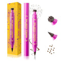 Dual-Ended 2-in-1 Freckle Pen & Stamp, Professional Waterproof Set with Precise Tip for Natural Sunkissed Freckles, Smudge-Proof Long-Wear, Ideal Fake Freckle Makeup Tool