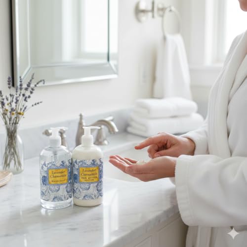 Greenwich Bay Trading Company Botanical Collection: Lavender Chamomile (Lotion & Hand Soap)