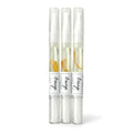 Orange Cuticle Oil Trio, All-Natural, Vegan, Cruelty-Free Nail and Cuticle Repair with Coconut Oil, Sweet Almond Oil, Vitamin E, Handmade in USA, 3 Pack Gift Set
