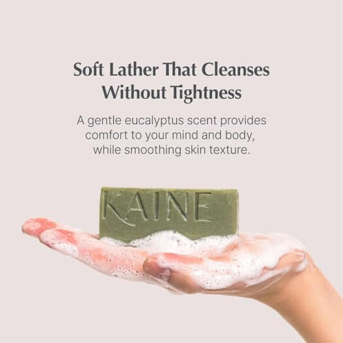KAINE Rosemary Body Care Set ? Body Mist 150ml, Cleansing Bar 100g, Soap Net Included