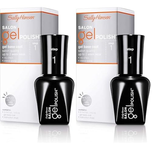 Sally Hansen Salon Pro Gel, Pro-Gel Base Coat, 0.14 Fluid Ounce (Pack of 2)