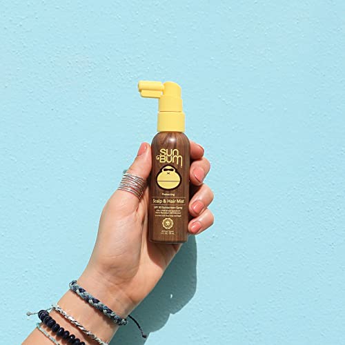 Sun Bum Original SPF 30 Scalp & Hair Mist + Mineral SPF 30 Lip Balm - Vegan Sunscreens