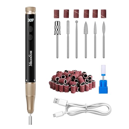Melodysusie SM180F Nail Drill&Professional 5 in 1 Nail Drill Bits