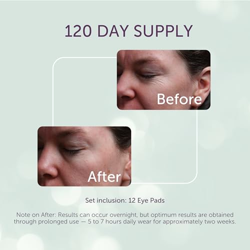 Silc Skin Silicone Eye Pads Reusable Overnight Eye Patches, Medical Grade Silicone For Fine Lines And Puffiness, Eye Mask Holiday Beauty Gift For Her, 120 Day Supply