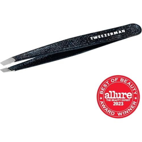 Tweezerman Special Edition 40th Anniversary Slant Tweezer - Eyebrow Tweezers for Women and Men