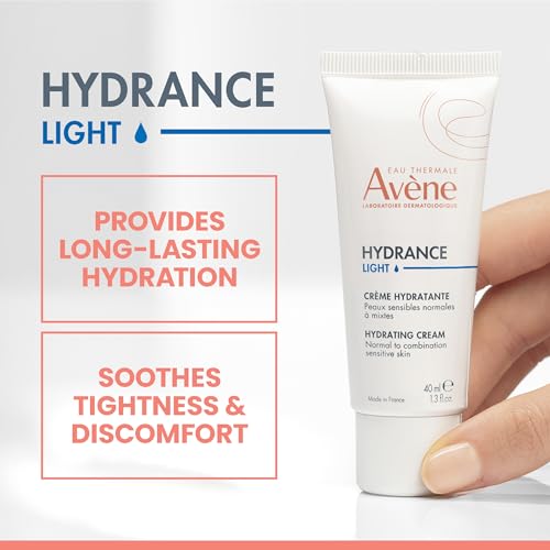 Av?ne Hydrance LIGHT Hydrating Emulsion, Daily Face Moisturizer Cream, Non-Comedogenic, 1.3 Oz