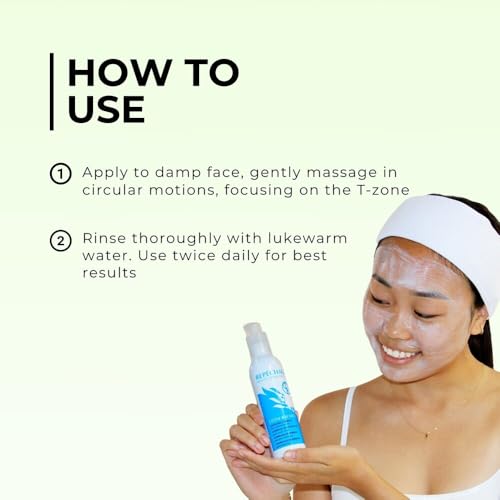 Repechage T-Zone Balance Cleansing Complex ? Hydrating Facial Wash with Squalane, Coconut Oil, Chamomile & Aloe Vera ? Soap-Free, Paraben-Free ? for Oily, Combination & Sensitive Skin, 6 oz
