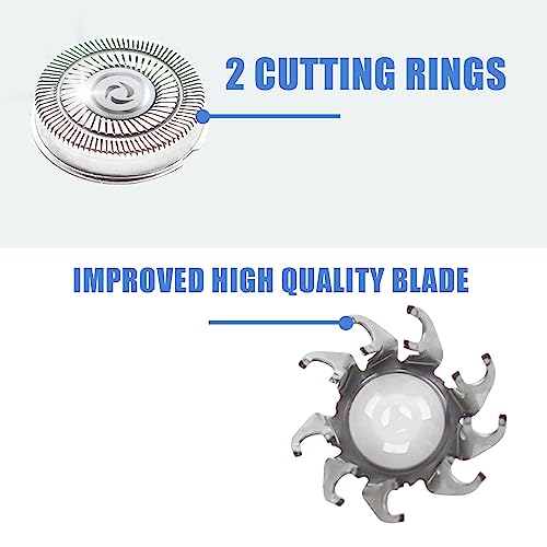 Shaver Replacement Blades compatible with Skul Shaver Pitbull Gold PRO Shaver Replacement Blade,Shaver Replacement Heads for Pitbull Platinum Pro Shaver (1Set(4blades)